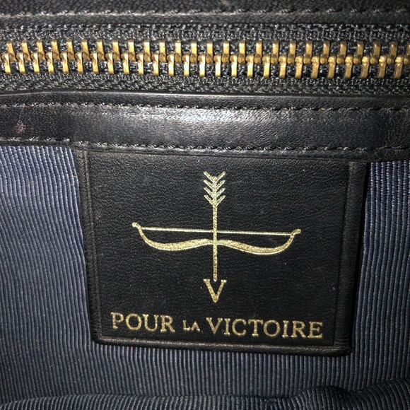 Pour La Victoire Prouve' Leather Satchel - Picture 4 of 4